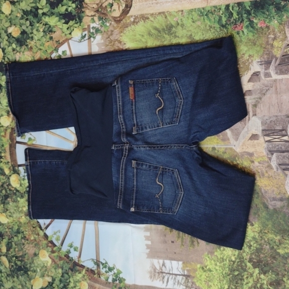 7 FOR ALL MANKIND - a pea in the pod secret fit belly maternity jeans size 27 - Picture 5 of 5